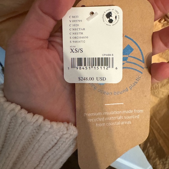 MSRP $248 NWT FP Movement Billie Boxy Lightweight Insulated Jacket XS/S - Picture 5 of 8